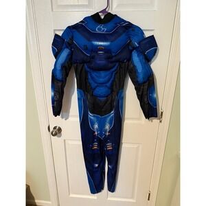 Halo Blue Spartan costume boys size large blue